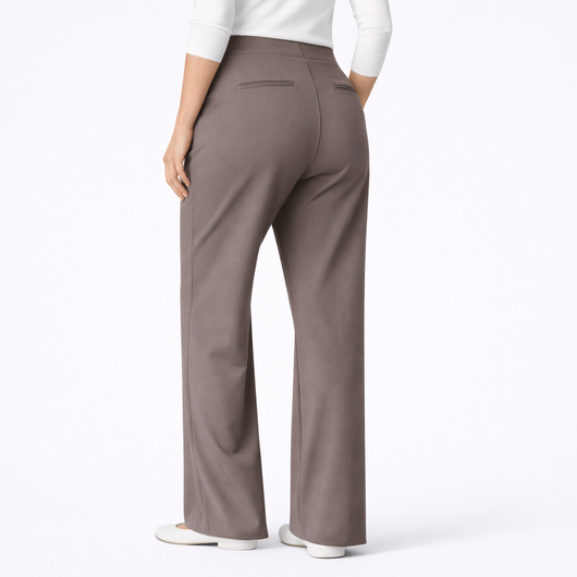 EVELLE Ultra-Stretch Ponte Straight-Leg Pants
