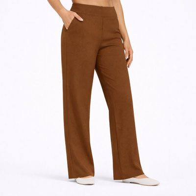 EVELLE Ultra-Stretch Ponte Straight-Leg Pants
