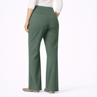 EVELLE Ultra-Stretch Ponte Straight-Leg Pants