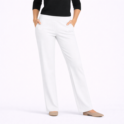 EVELLE Ultra-Stretch Ponte Straight-Leg Pants